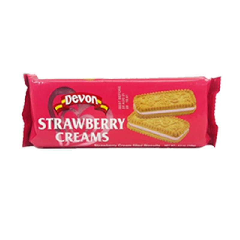 BISCUITS FOURRÉS À LA FRAISE