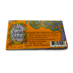 TABLETTE CHOCOLAT NOIR MANDARINE 60 %